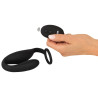 Black Velvets Cockring Plug Vibe Velvet 8 x 2.5cm